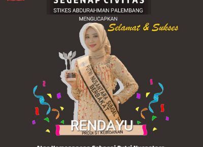 Rendayu Sebagai Putri Nusantara Sumatera Selatan Berbakat