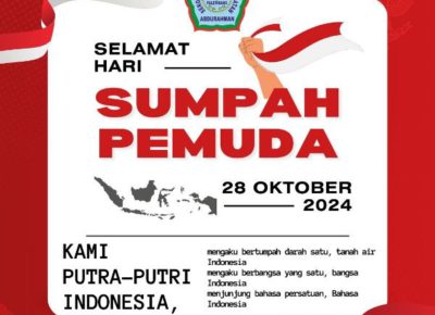 Selamat Hari Sumpah Pemuda 28 Oktober 2024