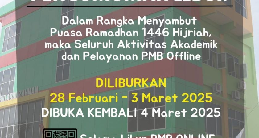Pengumuman Libur Puasa