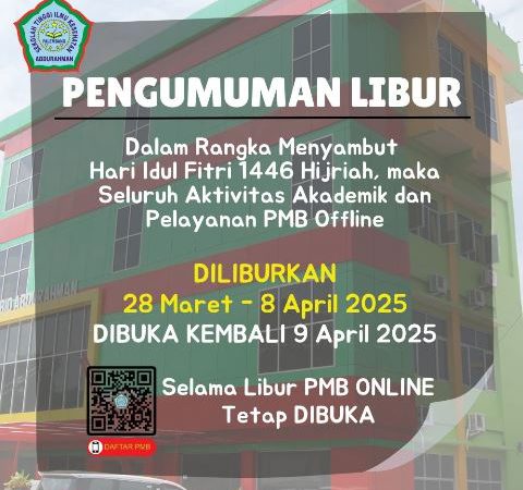 Pengumuman Libur Idul Fitri 1446 Hijriah