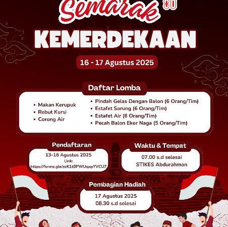Rayakan Semarak Kemerdekaan Bersama STIKES Abdurahman Palembang