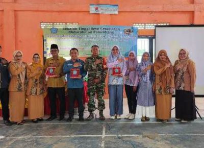 Penutupan PKMD & KKN di Desa Sri Banding Kec. Pemulutan Barat Kab. Ogan Ilir