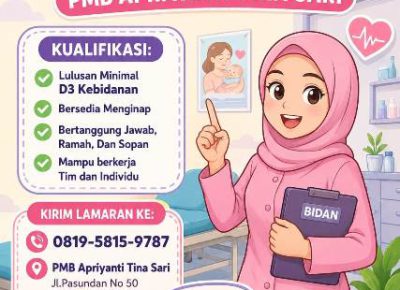 Dibutuhkan Segera Bidan!